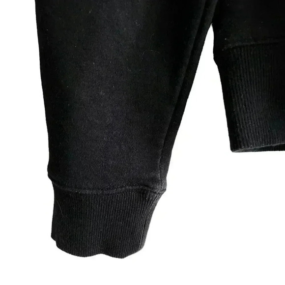 Fila Men’s L Pullover Hoodie Gray Black White Colour Block Embroidered Logo - Picture 7 of 10